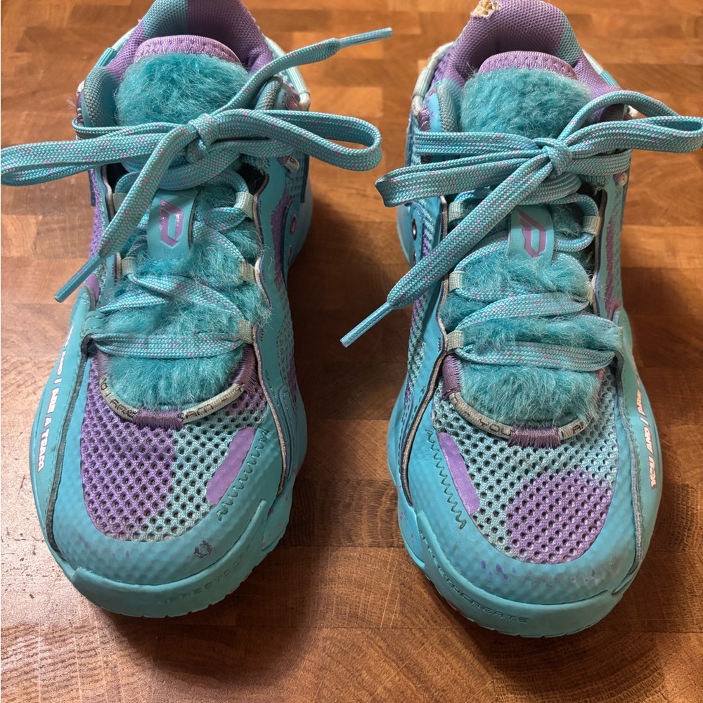 Vibrant Kids' Sneakers in Blue and Purple
